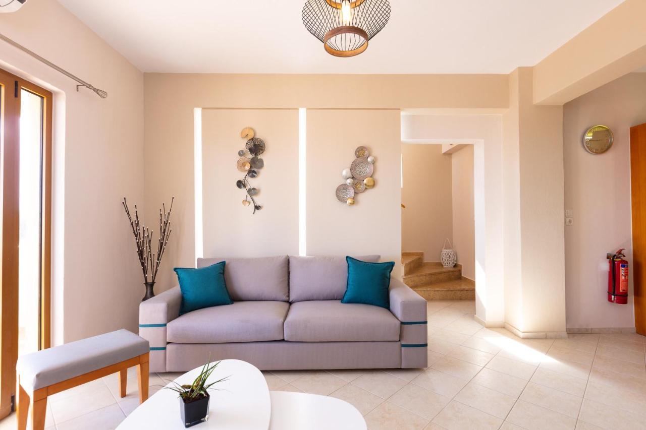 Maroulas Villas Ioanna & Stavros, Private Pools, Bbq & Seaview, By Thinkvilla 外观 照片