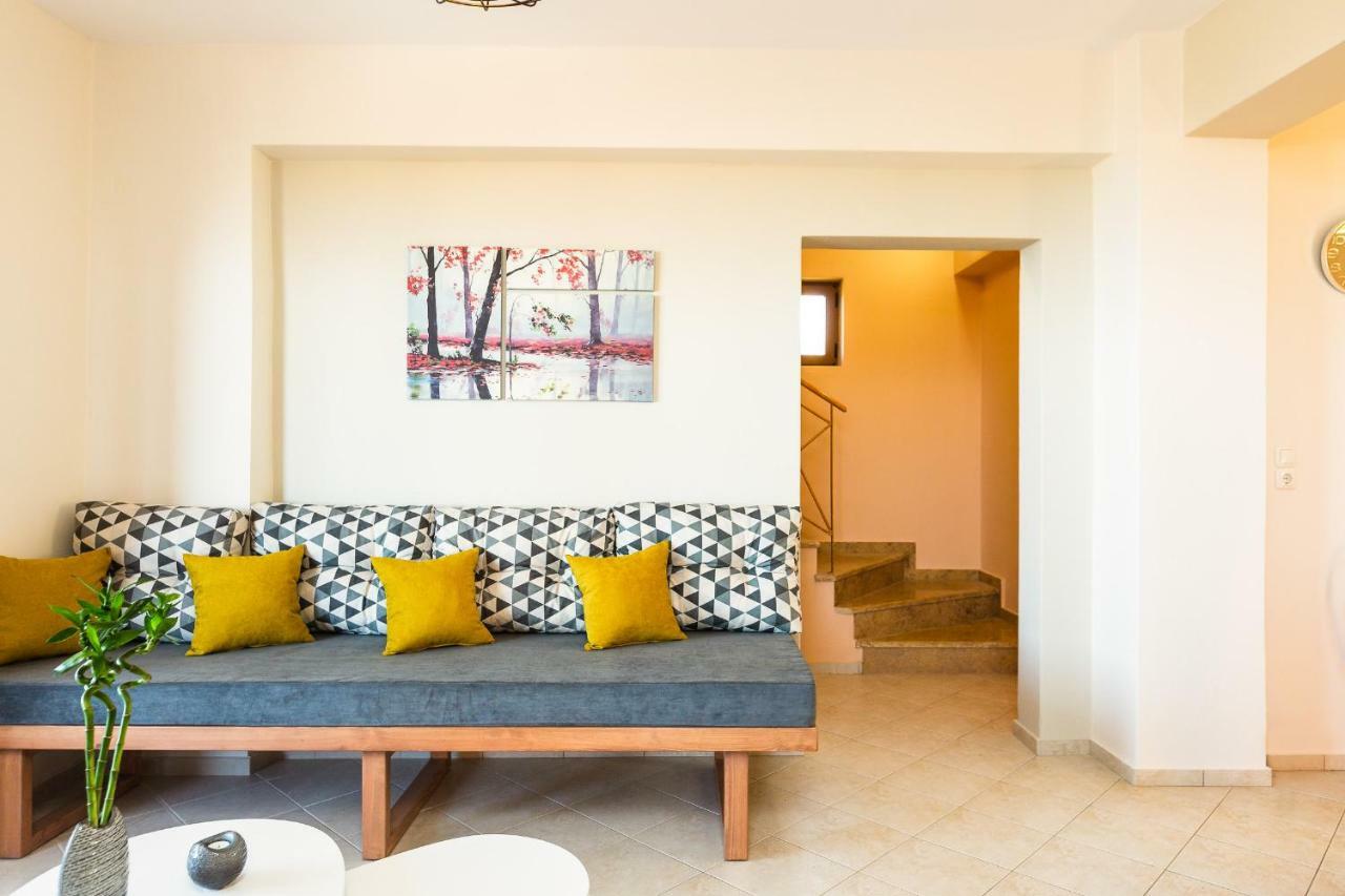 Maroulas Villas Ioanna & Stavros, Private Pools, Bbq & Seaview, By Thinkvilla 外观 照片