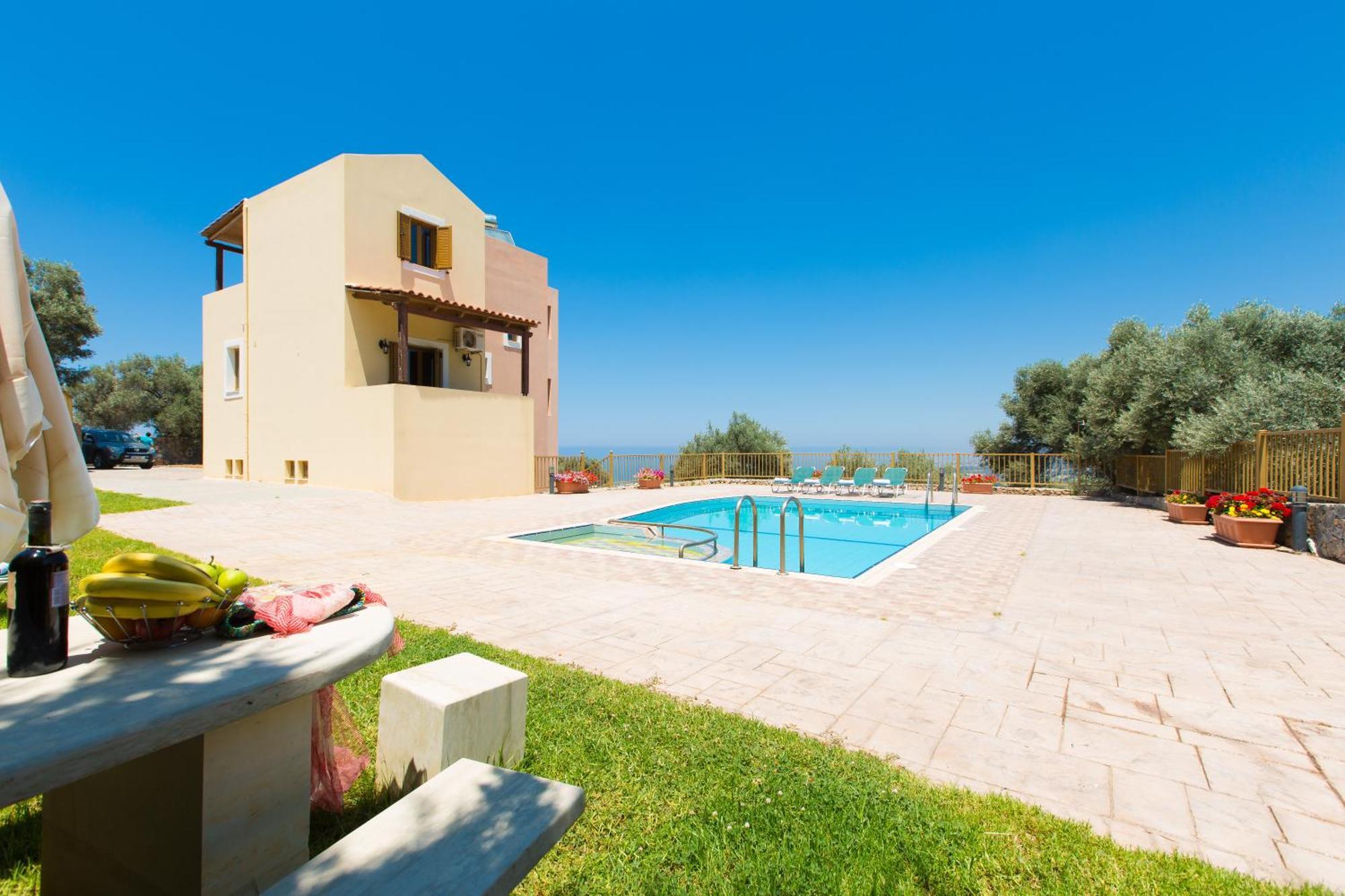 Maroulas Villas Ioanna & Stavros, Private Pools, Bbq & Seaview, By Thinkvilla 外观 照片
